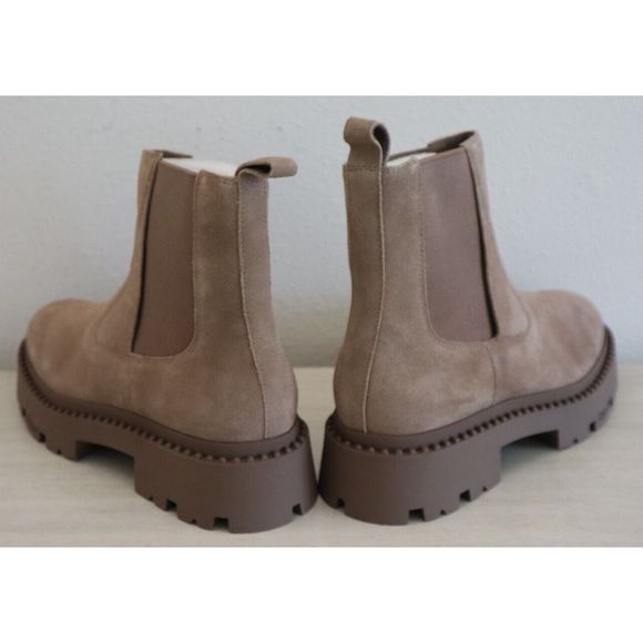 ASH 422111 Women Sz 41M US 11M Tan Genesis Pull-On Lug Sole Chelsea Booties - Picture 10 of 12